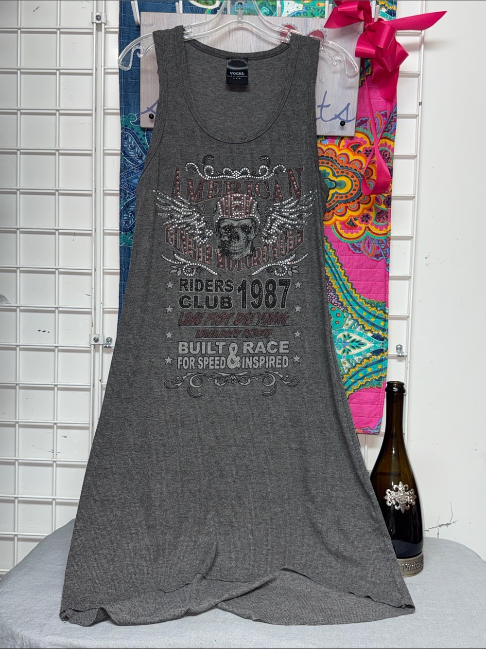 Vocal Gray High Low Dress